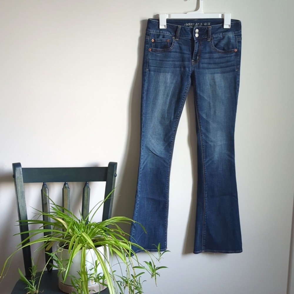American Eagle, Low Rise, Bootcut Jeans